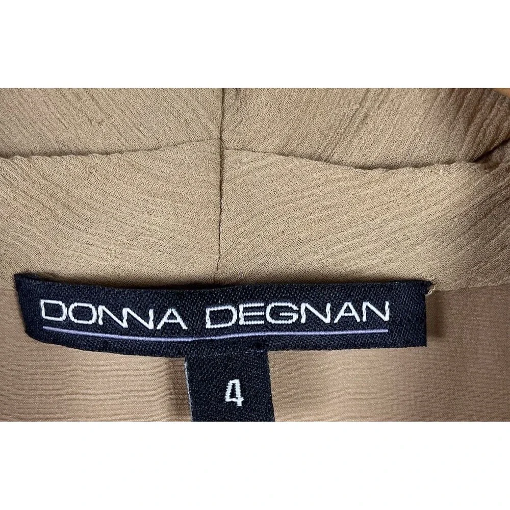 DONNA DEGNAN 100% SILK BLOUSE – WOMEN’S SIZE 4 - Picture 4 of 12